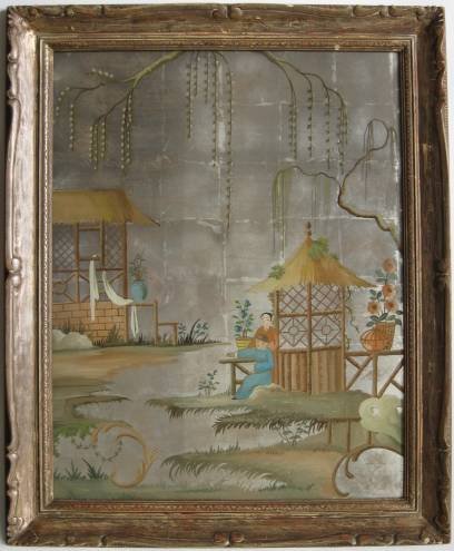 19th / 20th c. European School reverse painting - 2