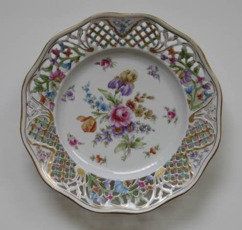 2 H. Litkovitz hand-painted porcelain plates - 2