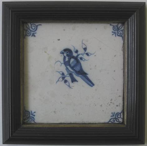 17th c. Dutch Delft tile