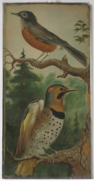19th c. American School 2 prints & 1 watercolor - 2