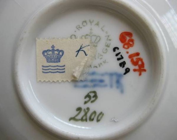 4 pieces of Royal Copenhagen - 4