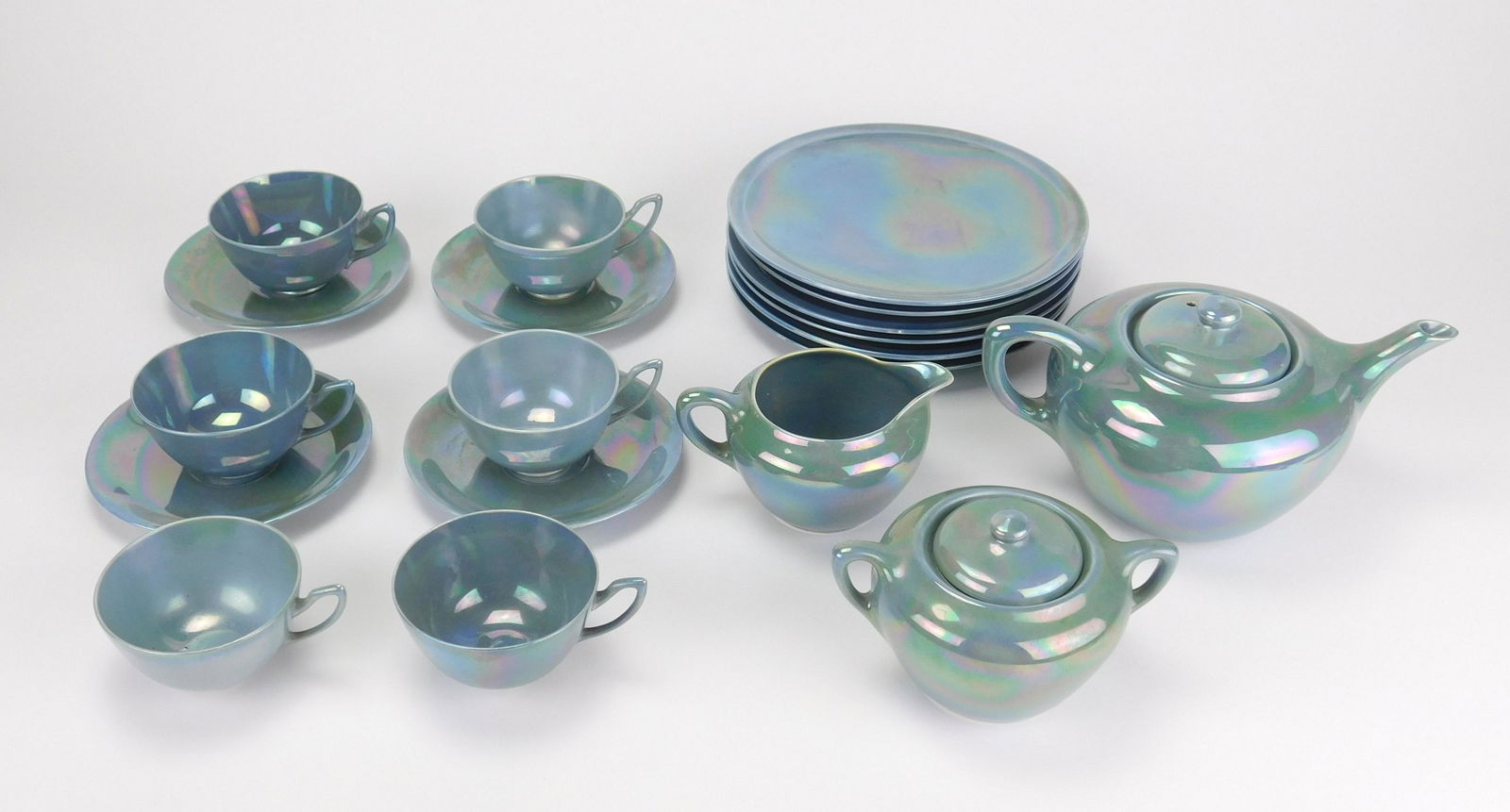 Cowan pottery tea service (1 of 5)