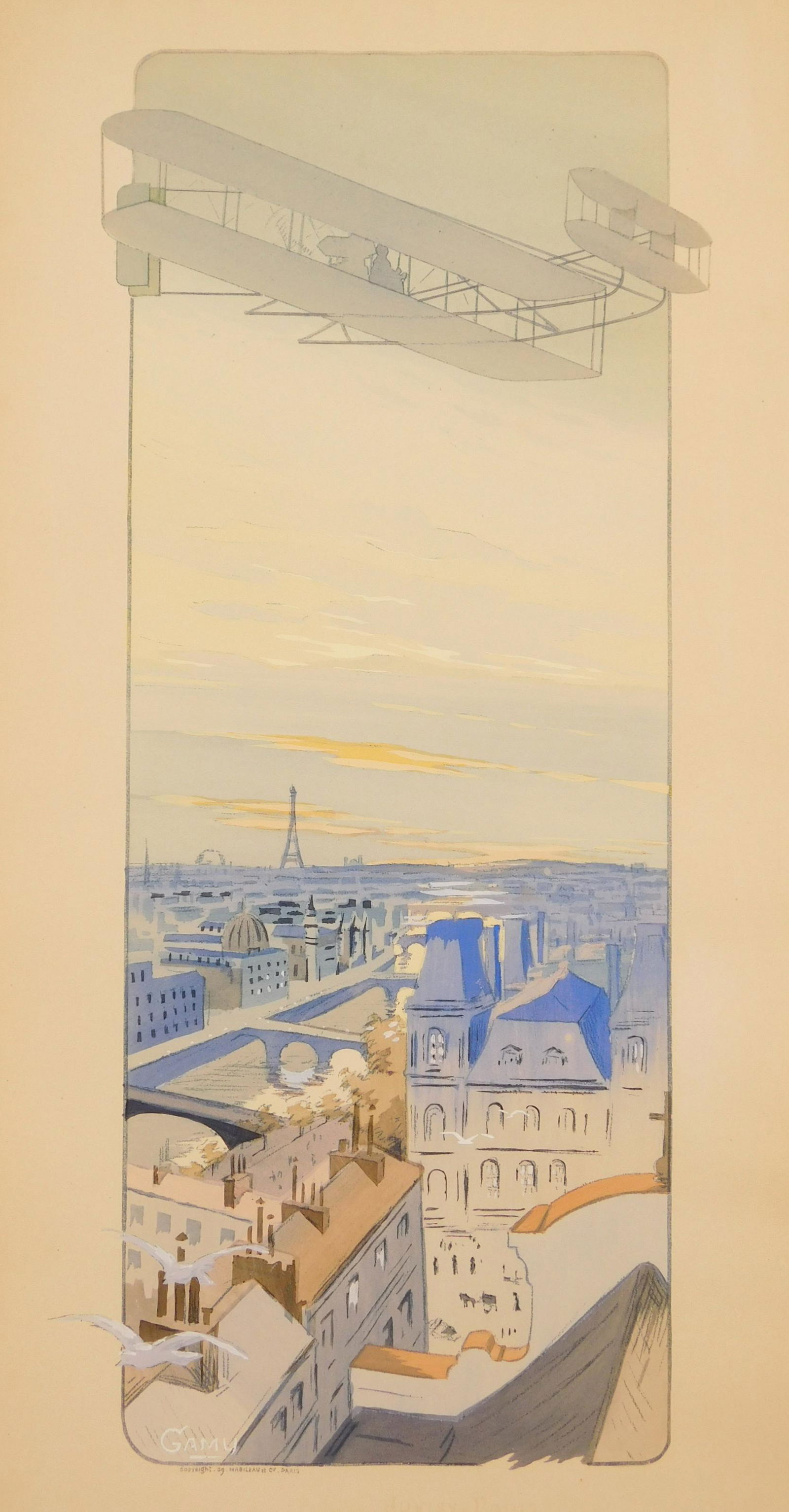 Gamy lithograph in colors (1 of 4)