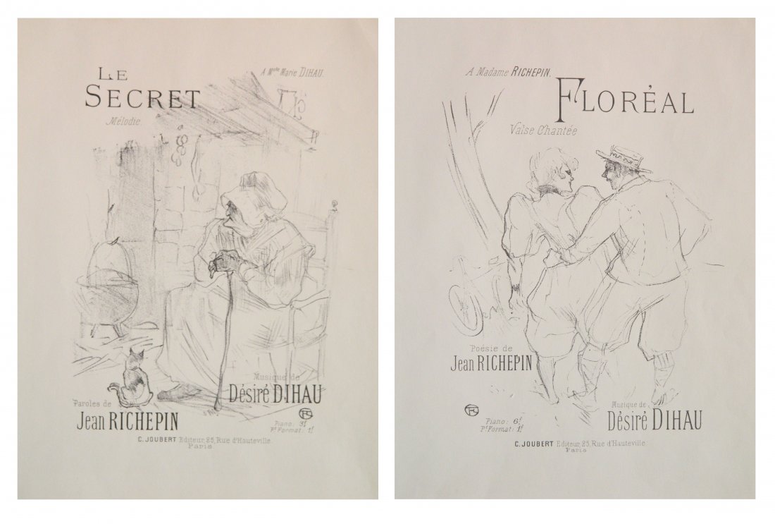 2 Henri Toulouse-Lautrec lithographs (1 of 5)