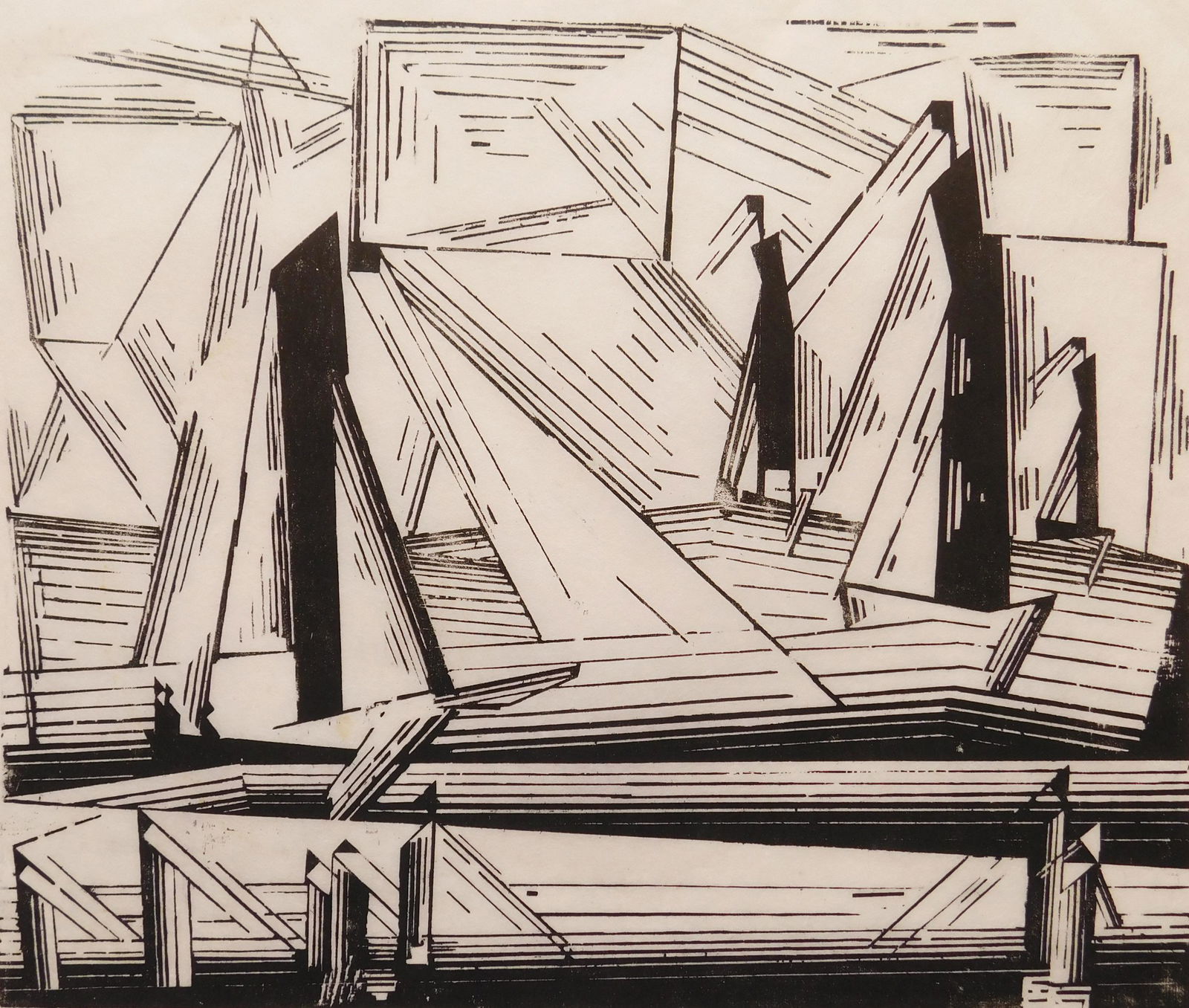 Lyonel Feininger woodcut (1 of 3)