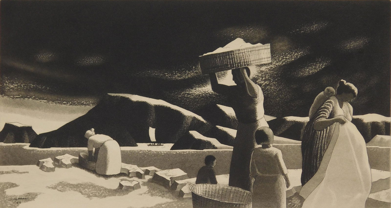 J. Jay Mc Vicker aquatint (1 of 4)