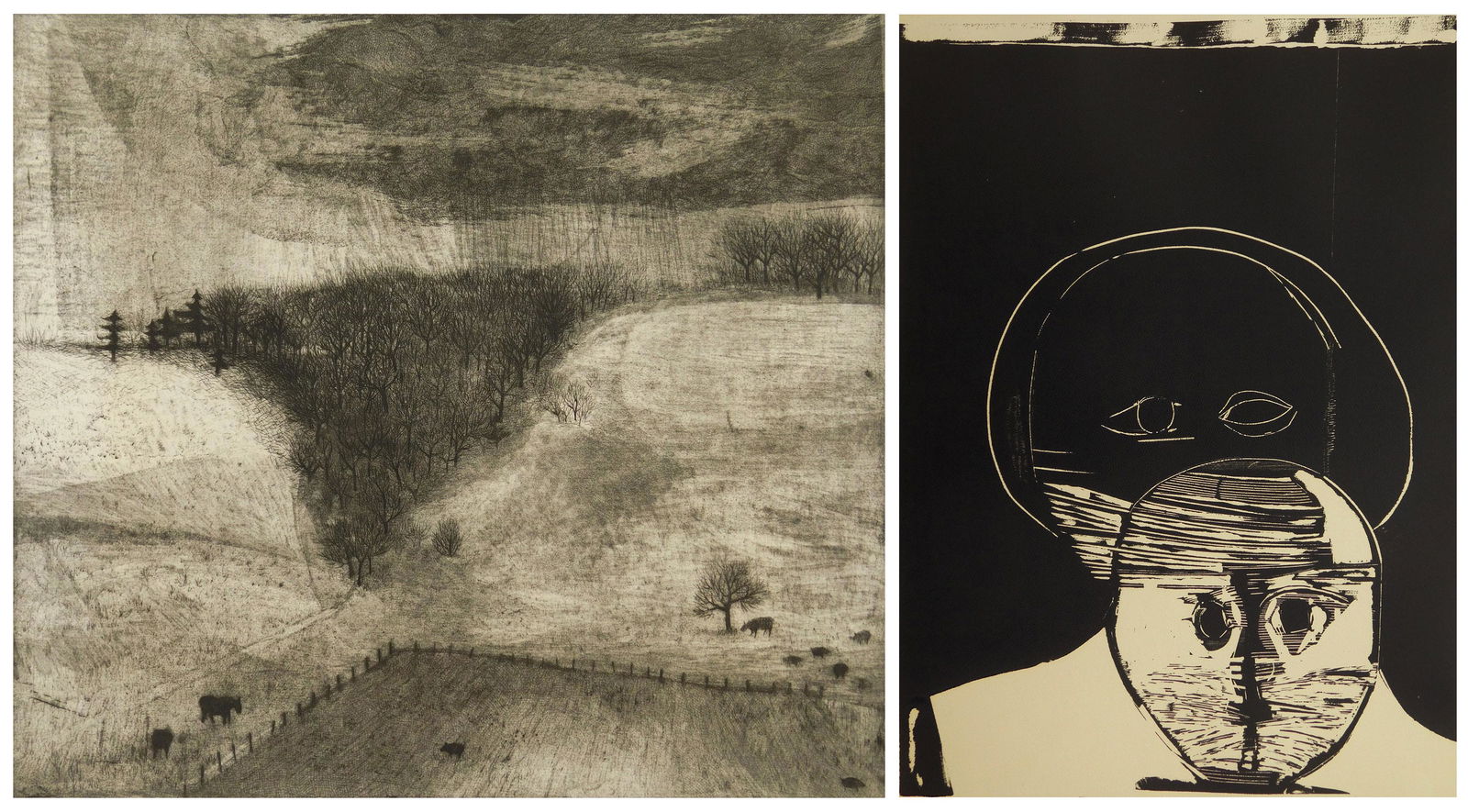 2 prints- H. C. and Jean Cassill (1 of 7)