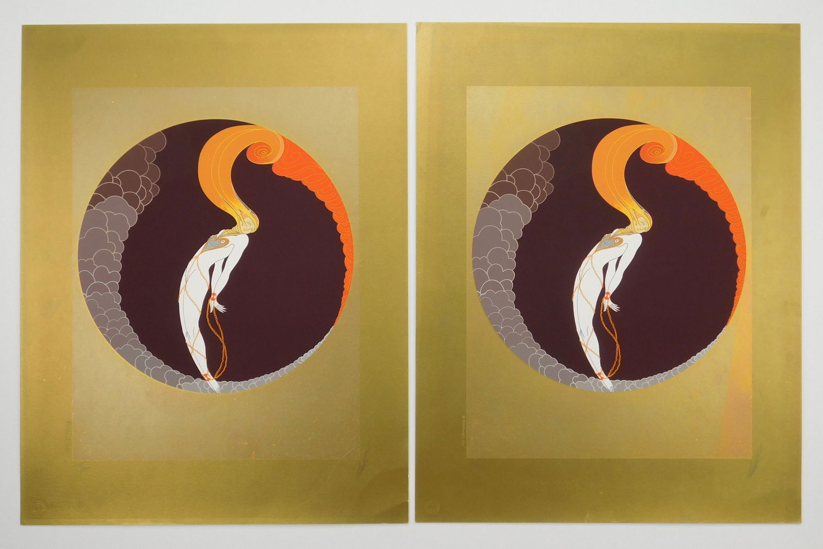 2 Erte serigraphs in colors (1 of 7)