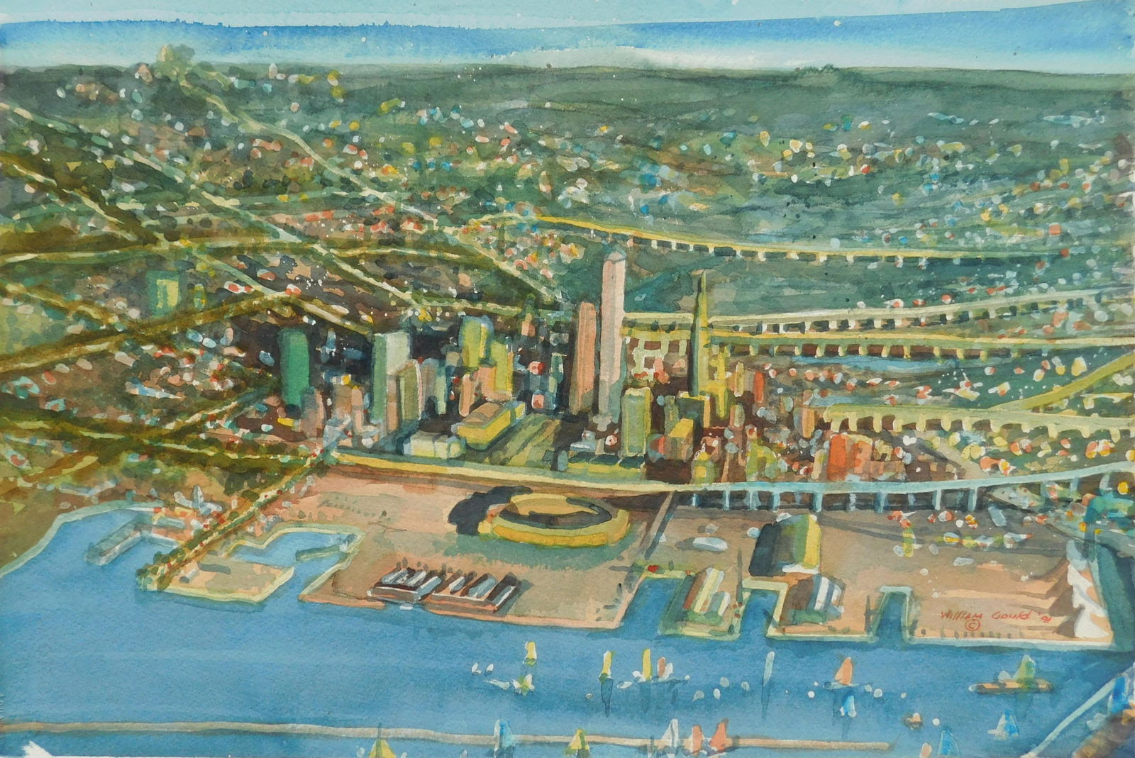 William Gould watercolor (1 of 8)