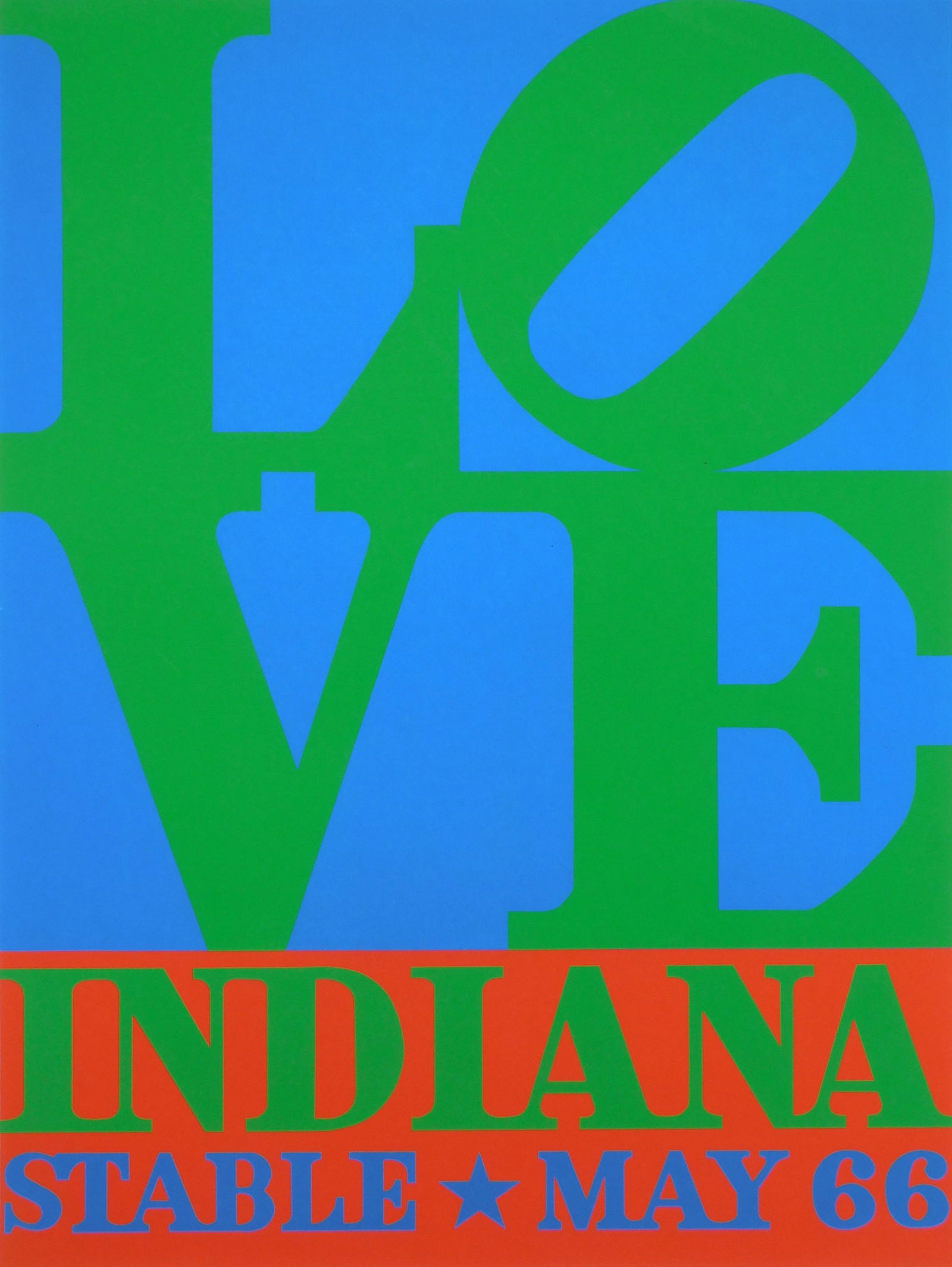 Robert Indiana serigraph (1 of 3)