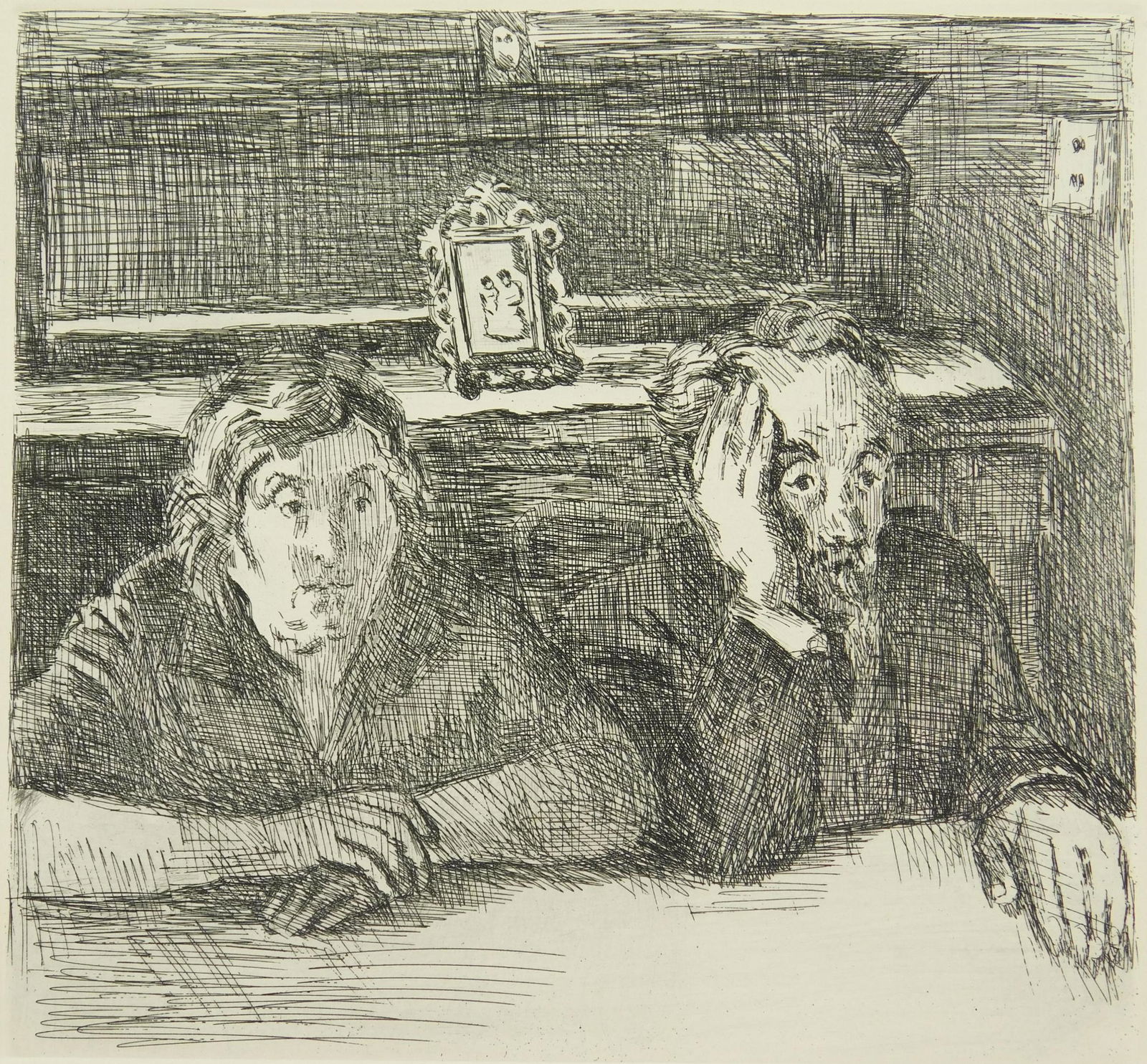 Raphael Soyer etching (1 of 5)
