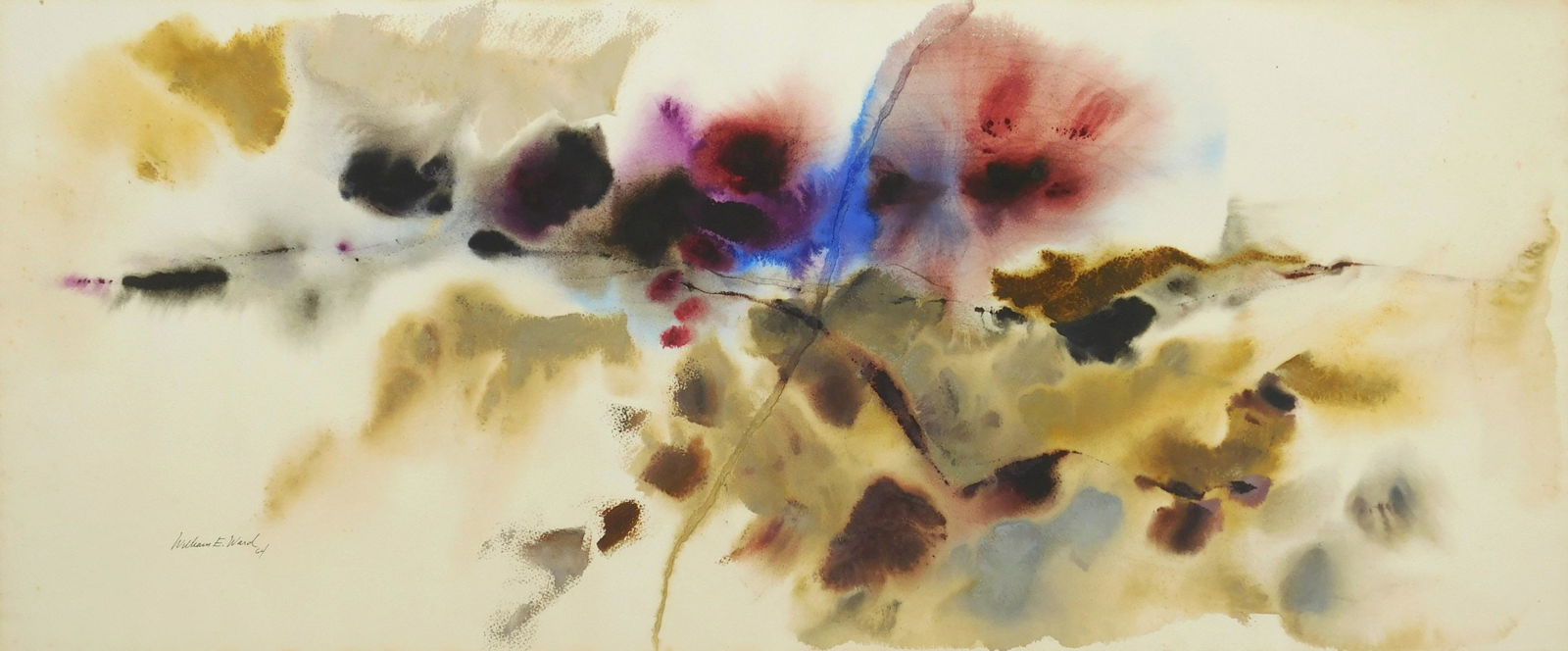 William E. Ward watercolor (1 of 4)
