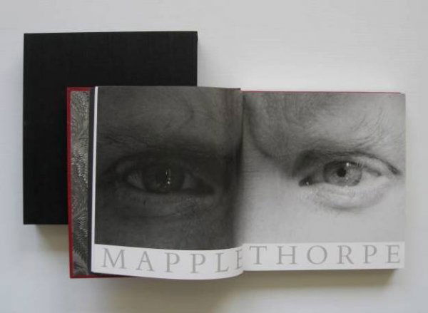Robert Mapplethorpe book: Robert Mapplethorpe book- Holborn, Mark, ''Mapplethorpe'', edited and designed by L. Dimitri, essay by A. C. Danto, Random House, New York, 1992, first edition, hard cover with slip case, last page ''