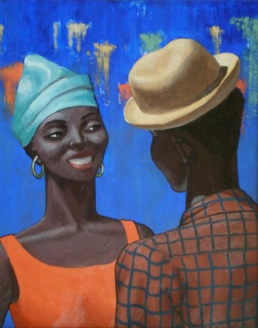 Kyra Markham oil: Kyra Markham- Untitled- oil on masonite, signed lower right, very good condition. 20 x 16''