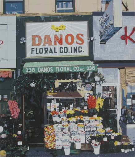 Charles Ford silkscreen: Charles Ford- ''Danos Floral''- silkscreen in colors, 1989, signed and numbered in pencil, edition of 250, very good condition. 26 x 22''