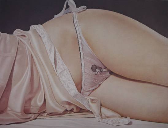 John Kacere lithograph: John Kacere- ''Poodle Panties''- lithograph in colors, 1972, signed and numbered 80/200 in pencil, very good condition. 15 1/4 x 19 7/8''