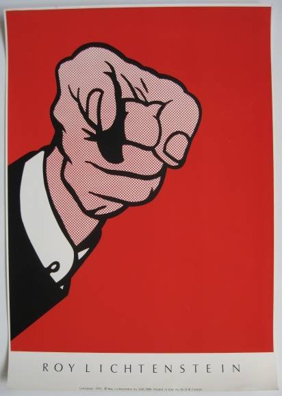 Roy Lichtenstein silkscreen poster: after Roy Lichtenstein- ''Roy Lichtenstein''- silkscreen poster, 1989, very good condition. 39 1/4 x 27 1/2''