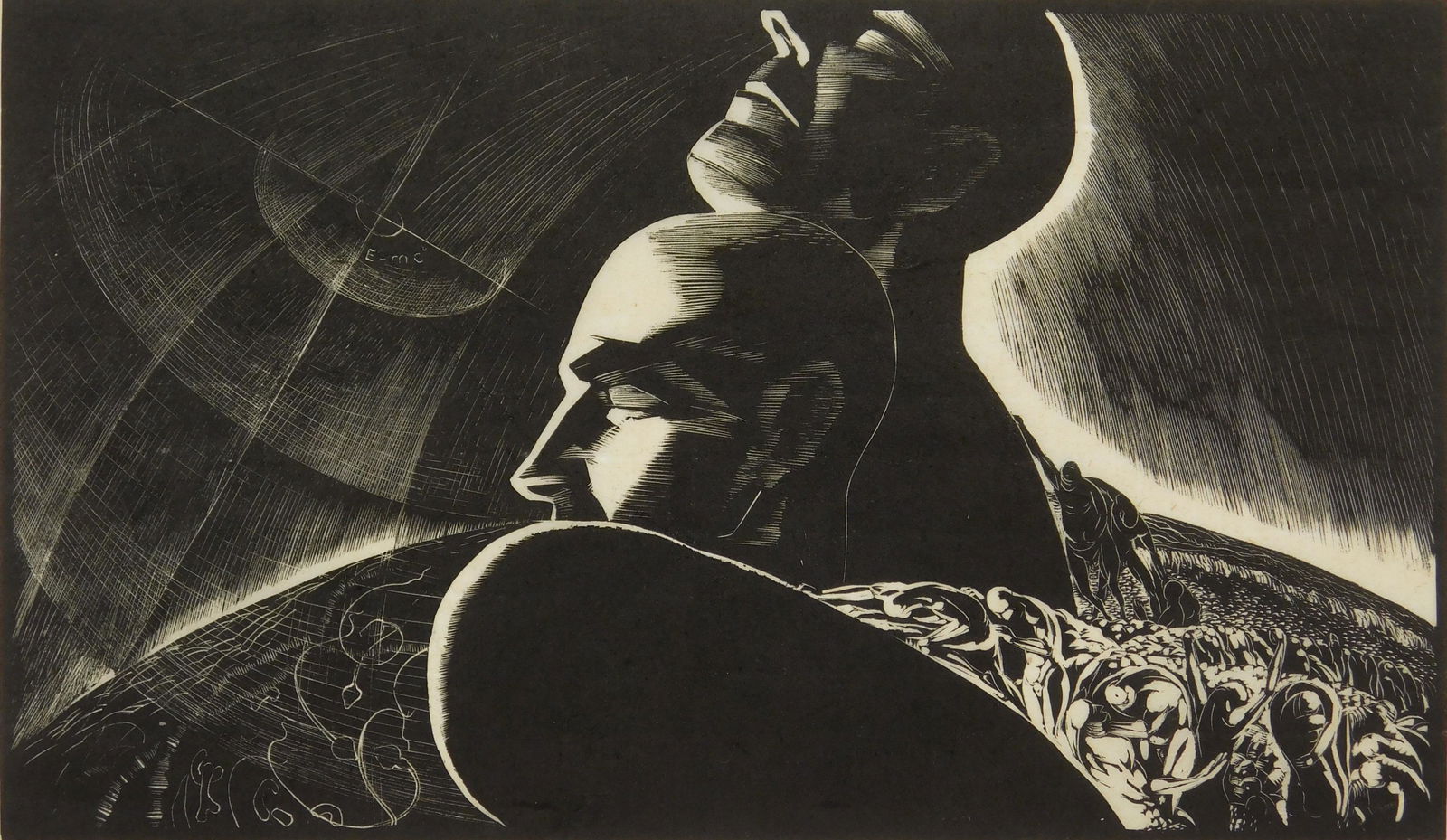 Leon Gilmour wood engraving (1 of 4)