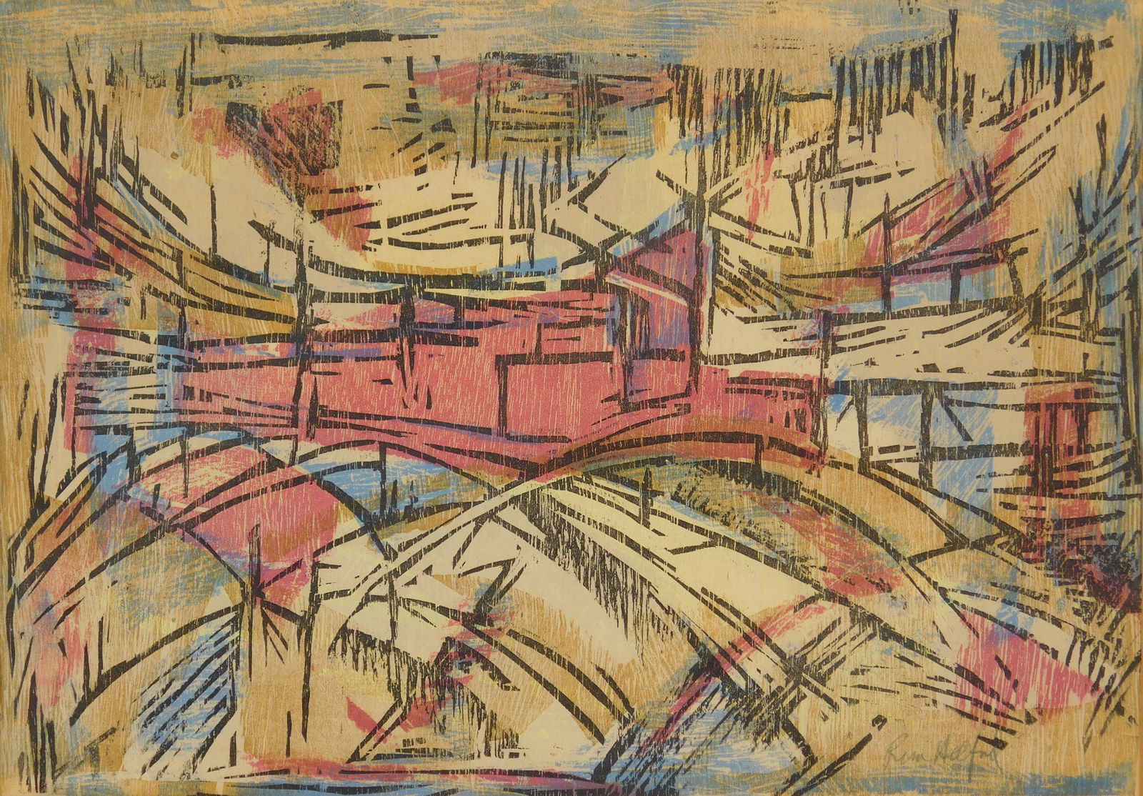 Riva Helfond woodcut (1 of 4)