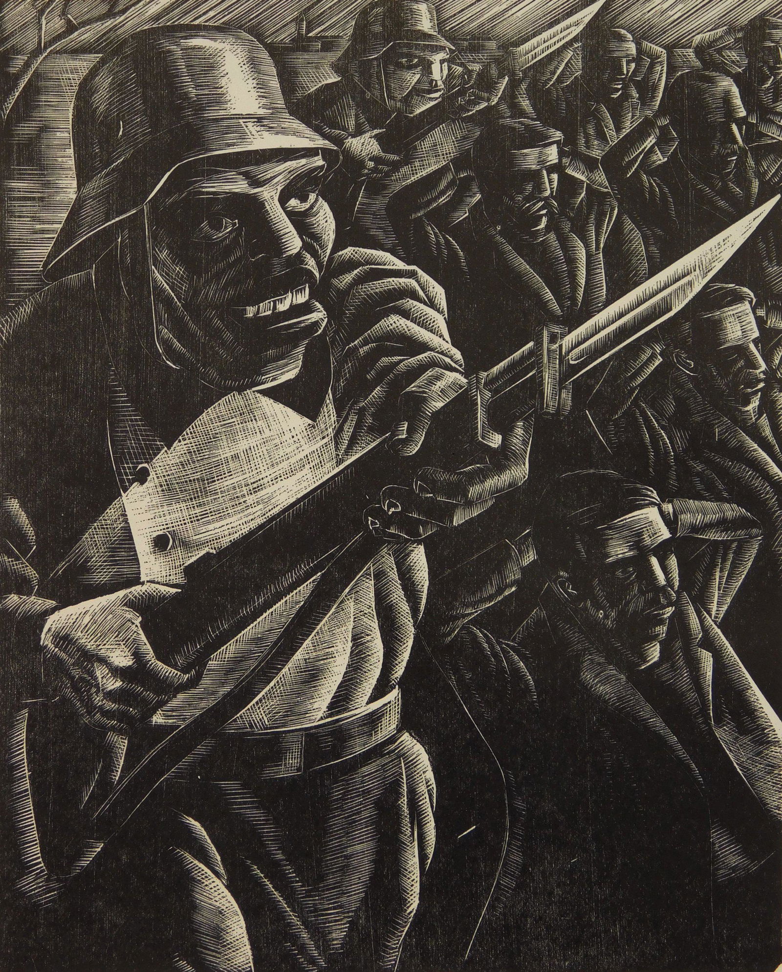 Hans Jelinek wood engraving (1 of 6)