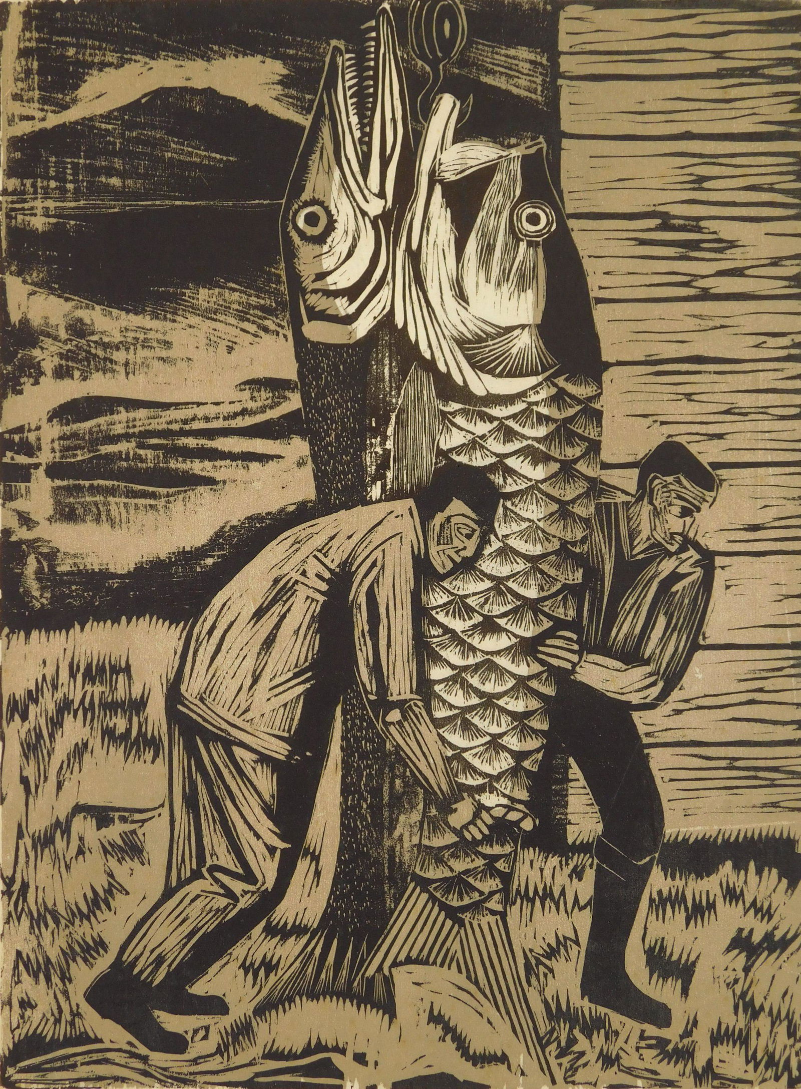 Joseph Leboit woodblock (1 of 6)