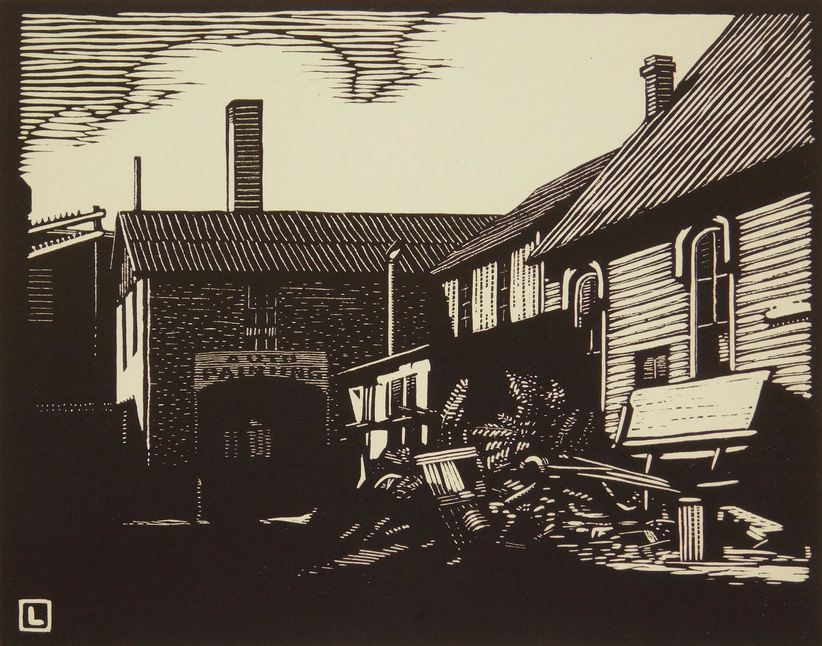 Herschel Logan woodcut (1 of 4)
