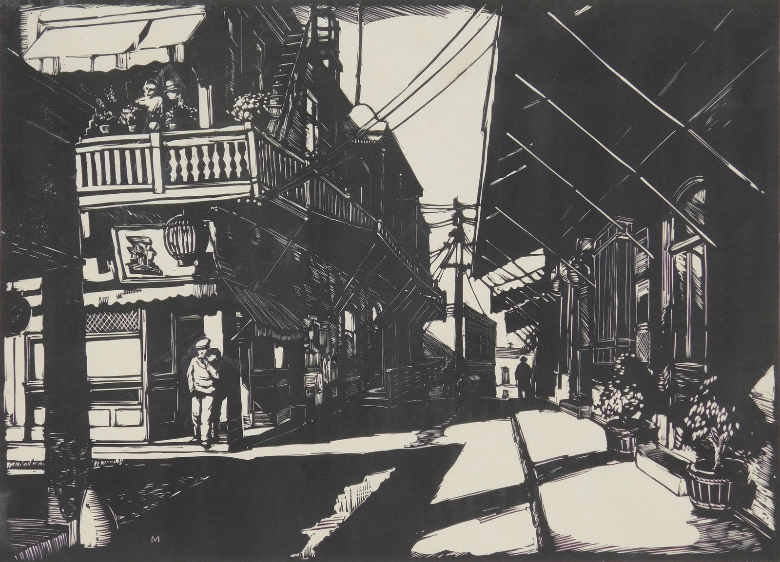 Vernon J. Morse woodcut (1 of 6)