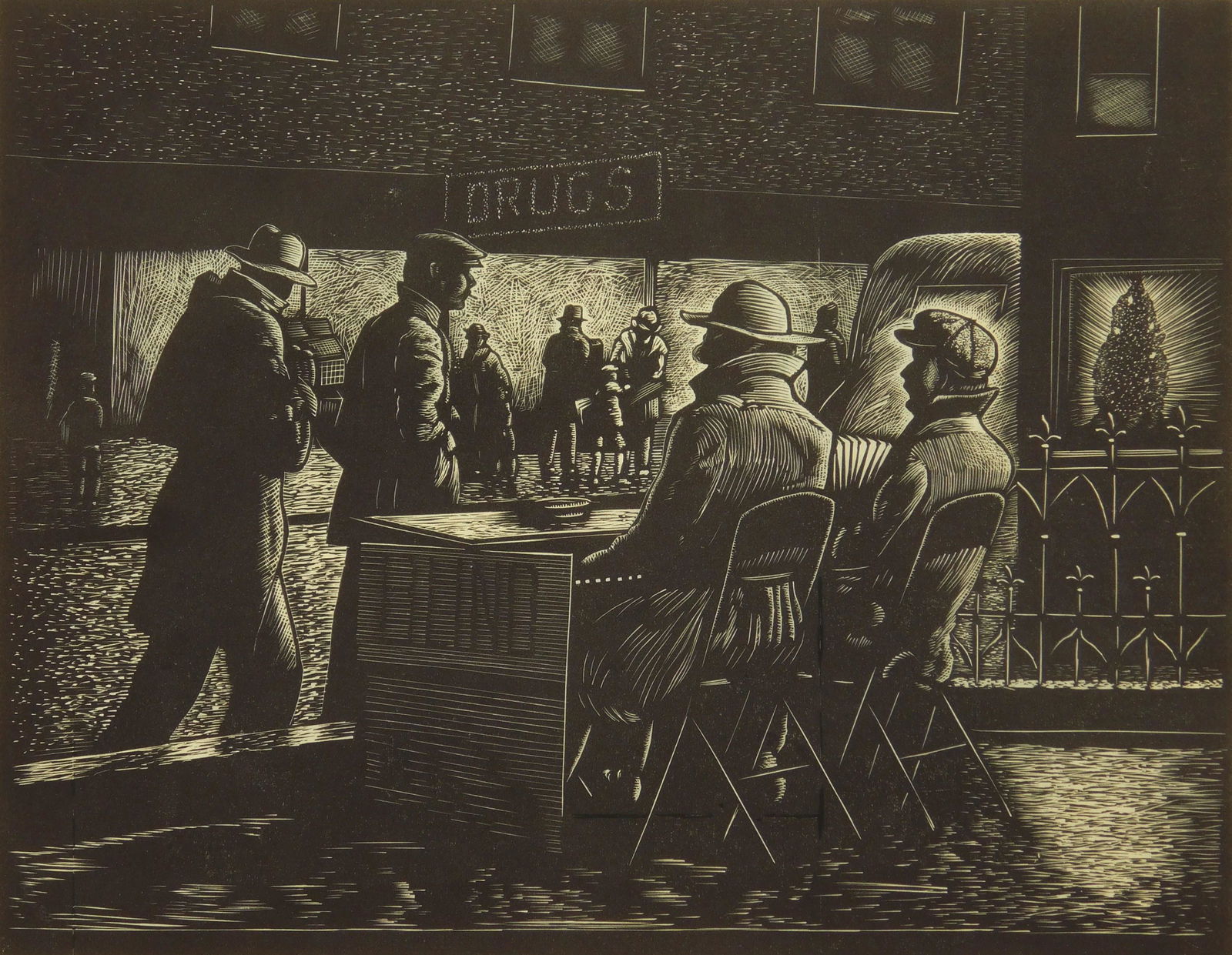 Ernest Pickup woodcut (1 of 5)