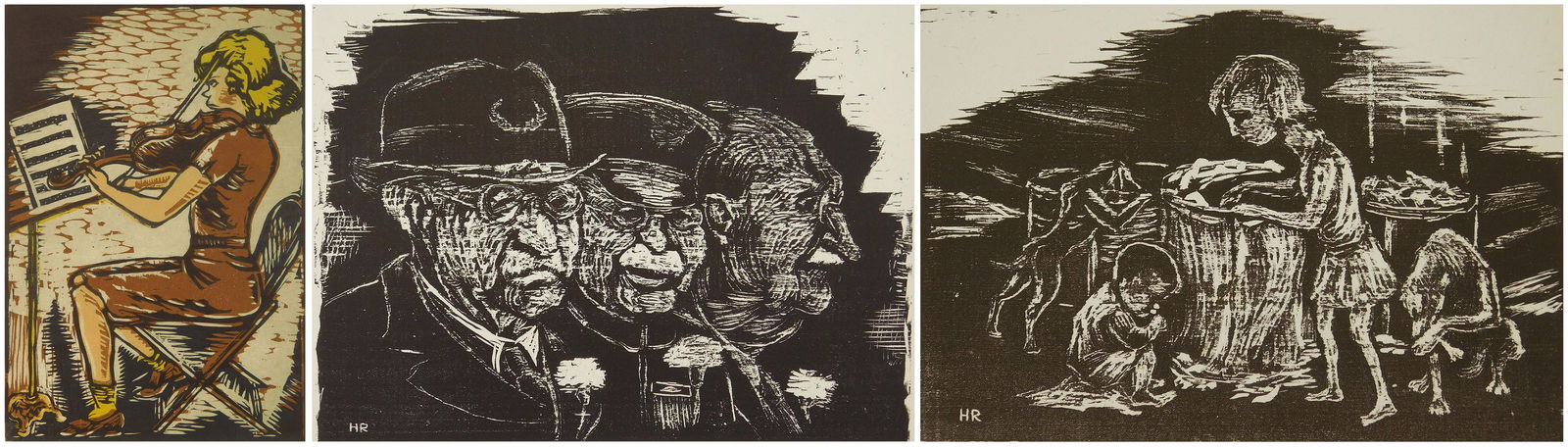 3 Harry Rein woodcuts (1 of 15)