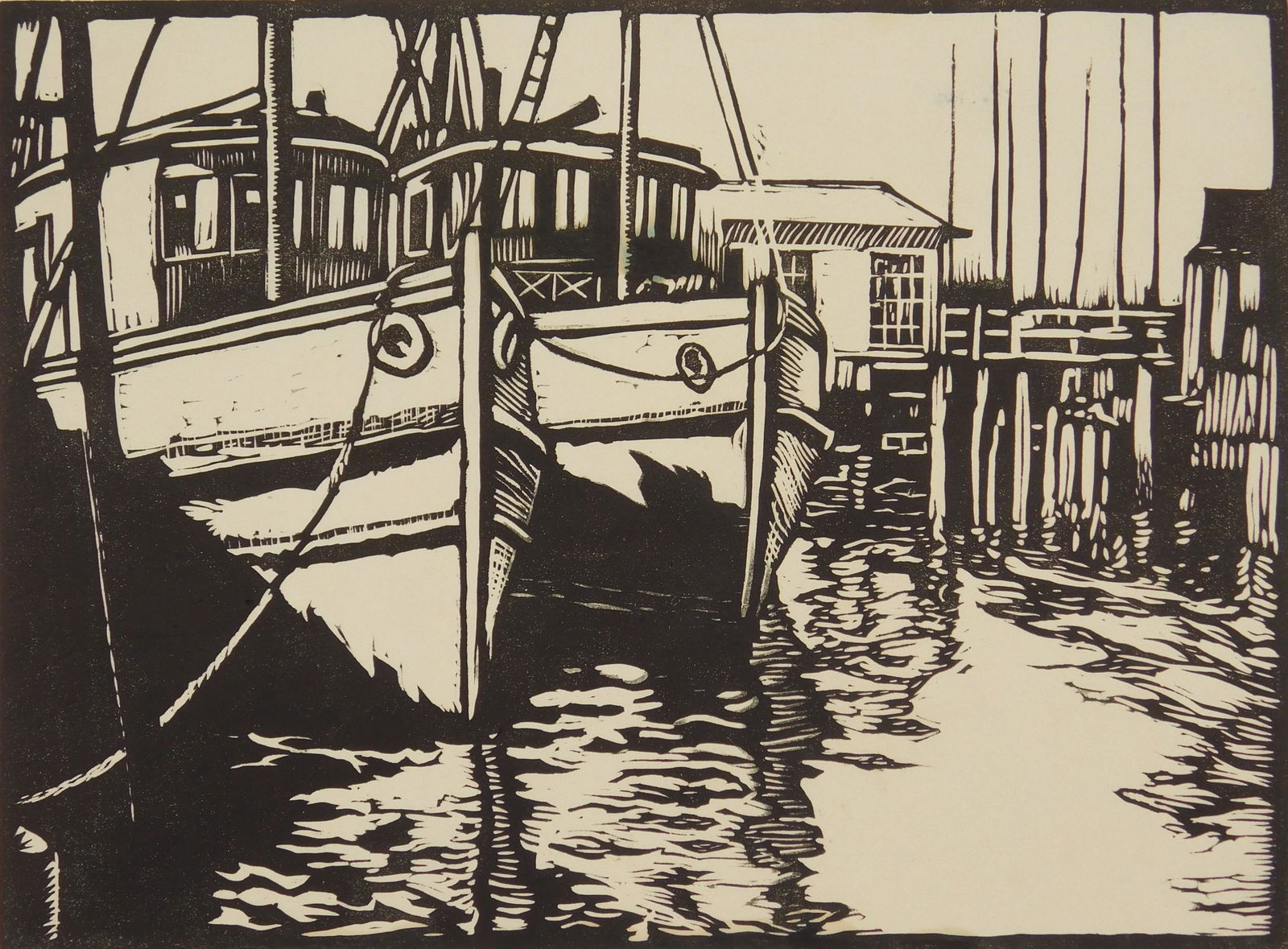 William S. Rice woodblock (1 of 5)