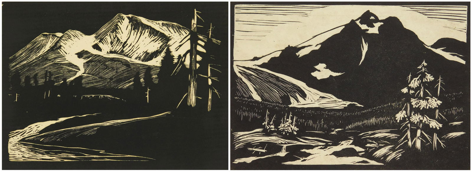 2 Lewis C. Ryan woodcuts (1 of 7)