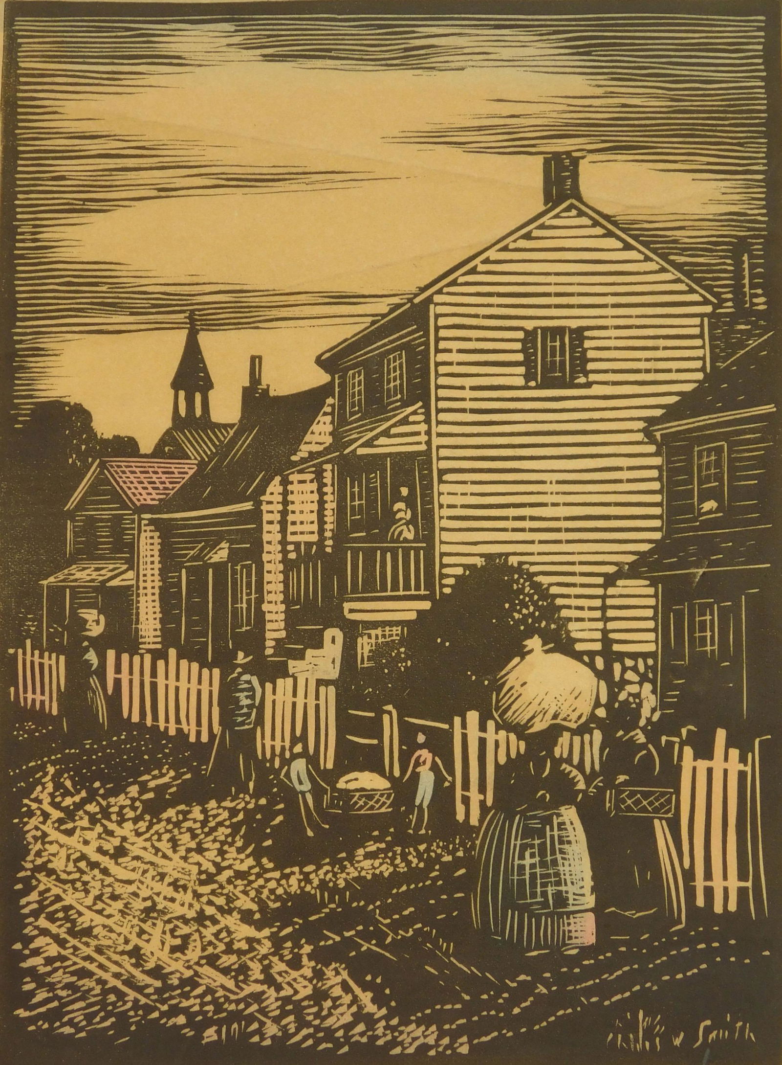 Channing Smith linocut (1 of 6)