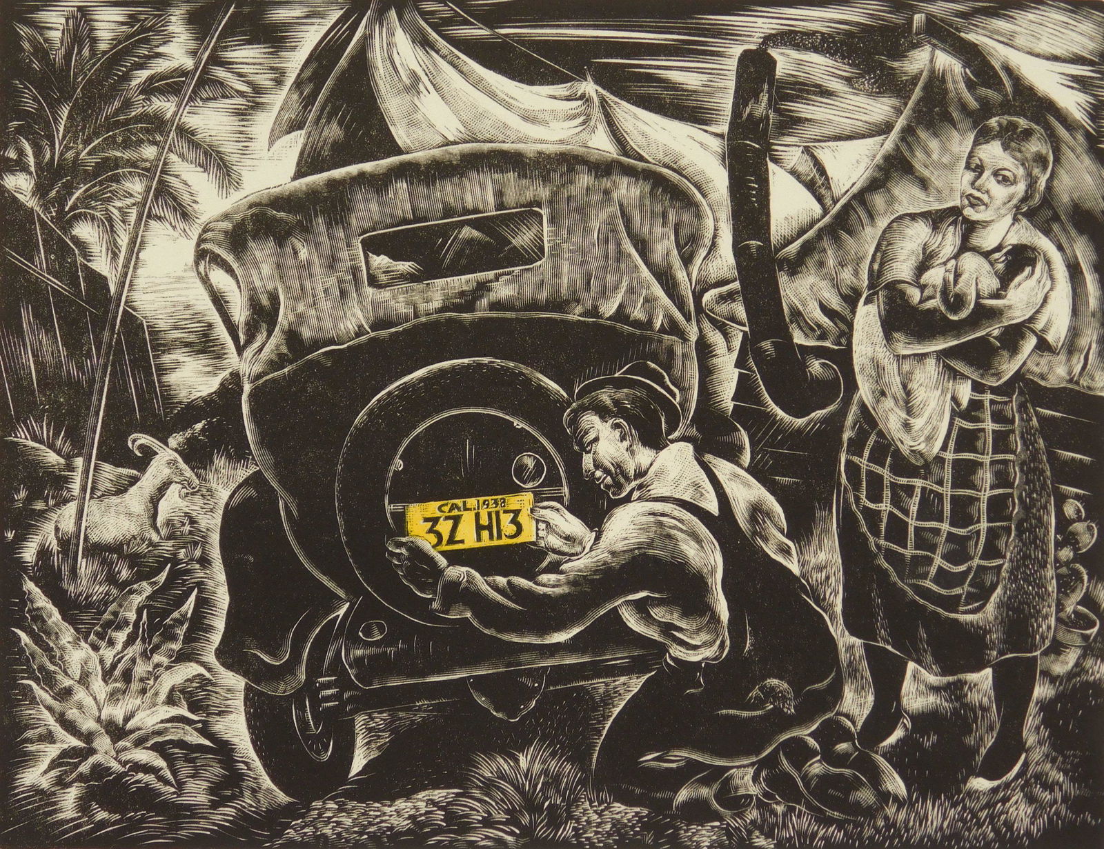 Charles Surendorf wood engraving (1 of 4)