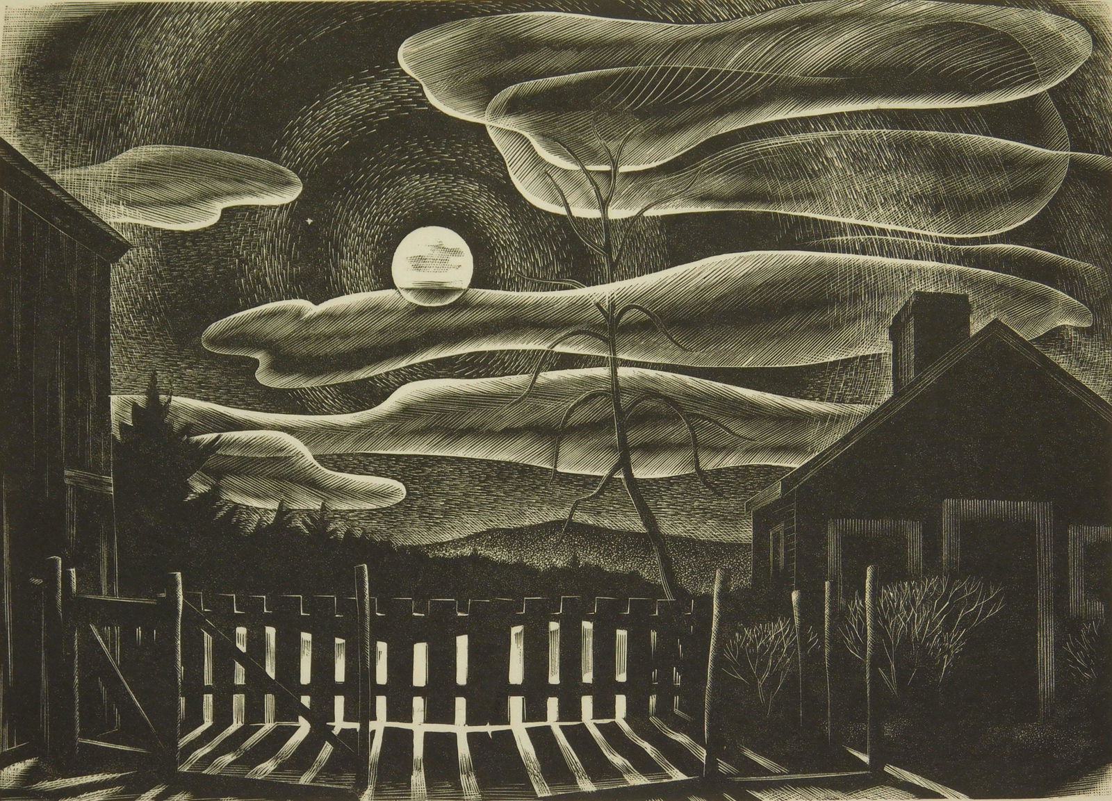 Nora Unwin wood engraving (1 of 4)