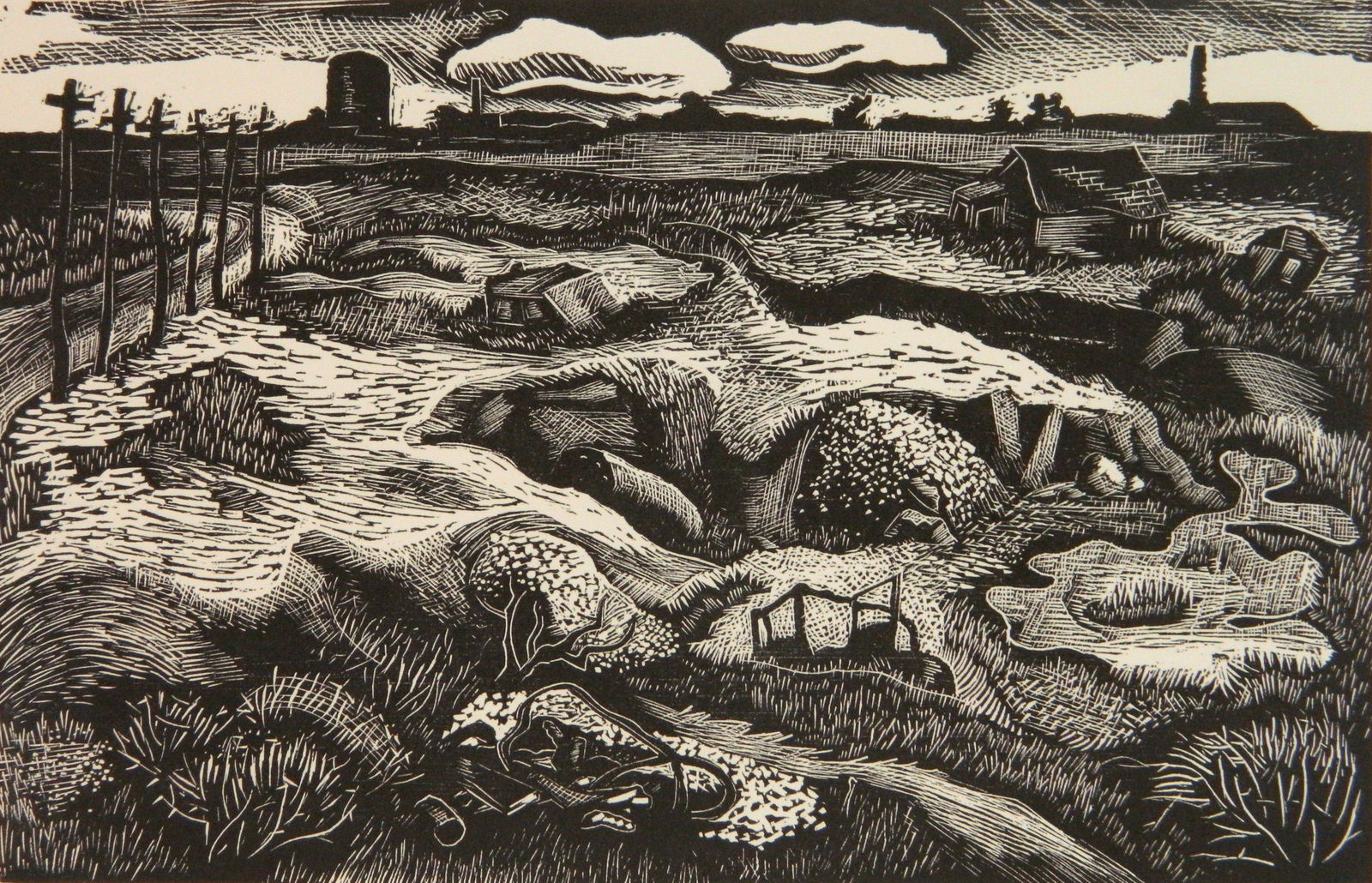Hyman Warsager wood engraving (1 of 4)