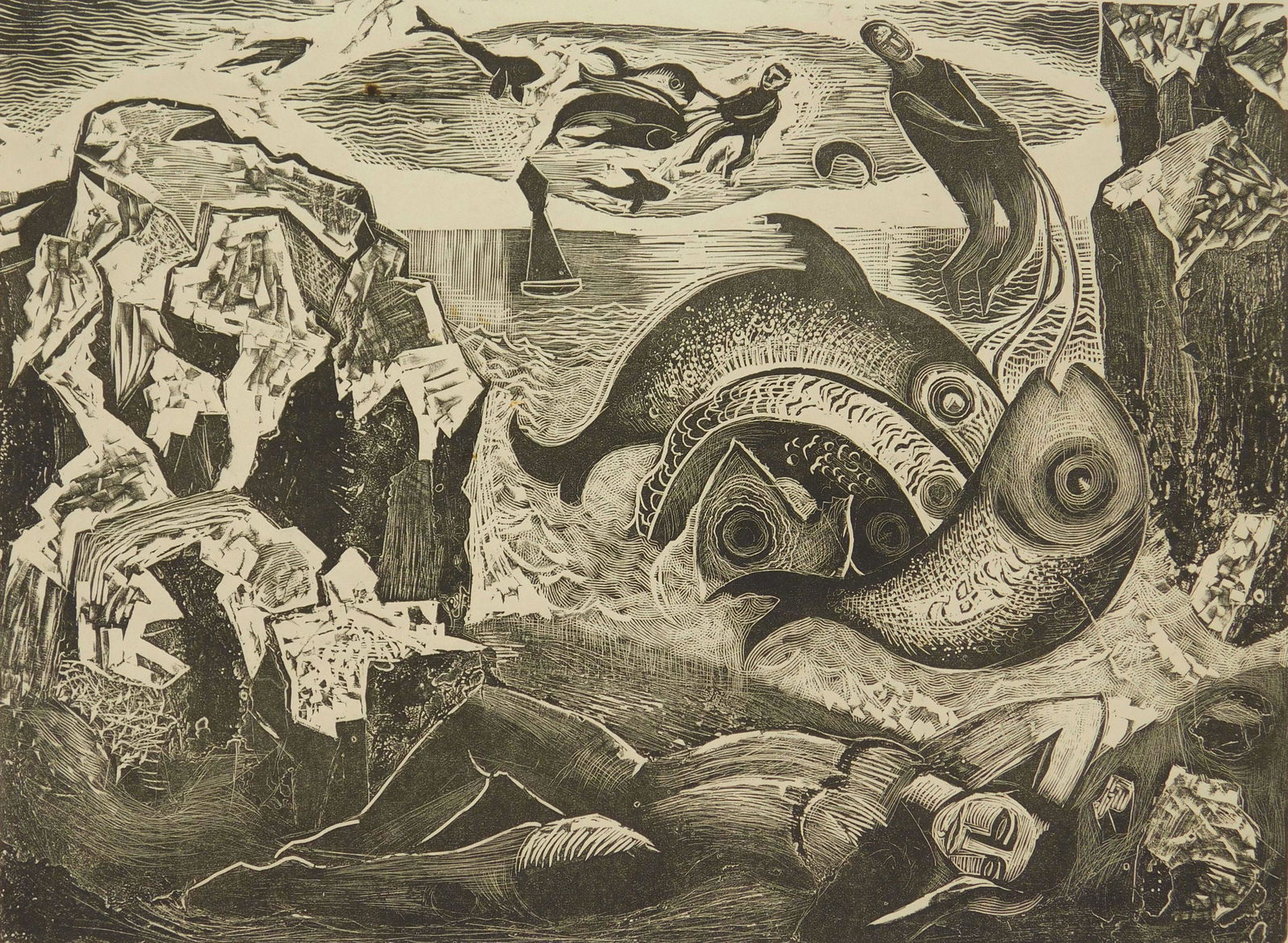 Hyman Warsager wood engraving (1 of 6)