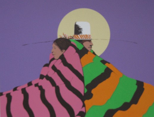James Darum 6 silkscreens: James Darum- ''Back Together''- 6 silkscreens in colors, all signed and numbered in pencil. 22 1/2 x 28 1/4''ea