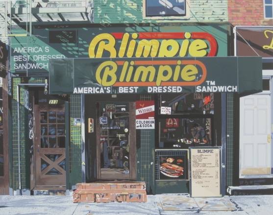 Charles Ford silkscreen: Charles Ford- ''Blimpie''- silkscreens in colors, signed and numbered in pencil, edition of 250, very good condition. 17 x 21 1/4''