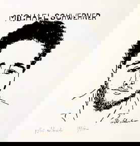 Ben Shahn silkscreen: Ben Shahn- ''James Chaney'' (Prescott 101)- silkscreen, 1965, signed numbered 223/300, very good condition. 21 11/16 x 16 5/8''