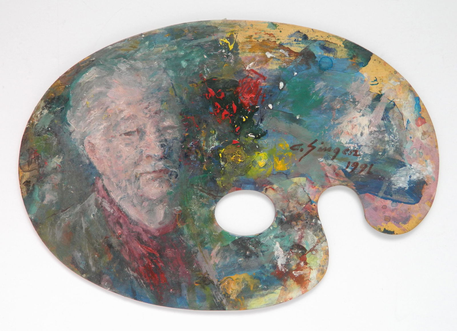 Clyde Singer oil (1 of 4)