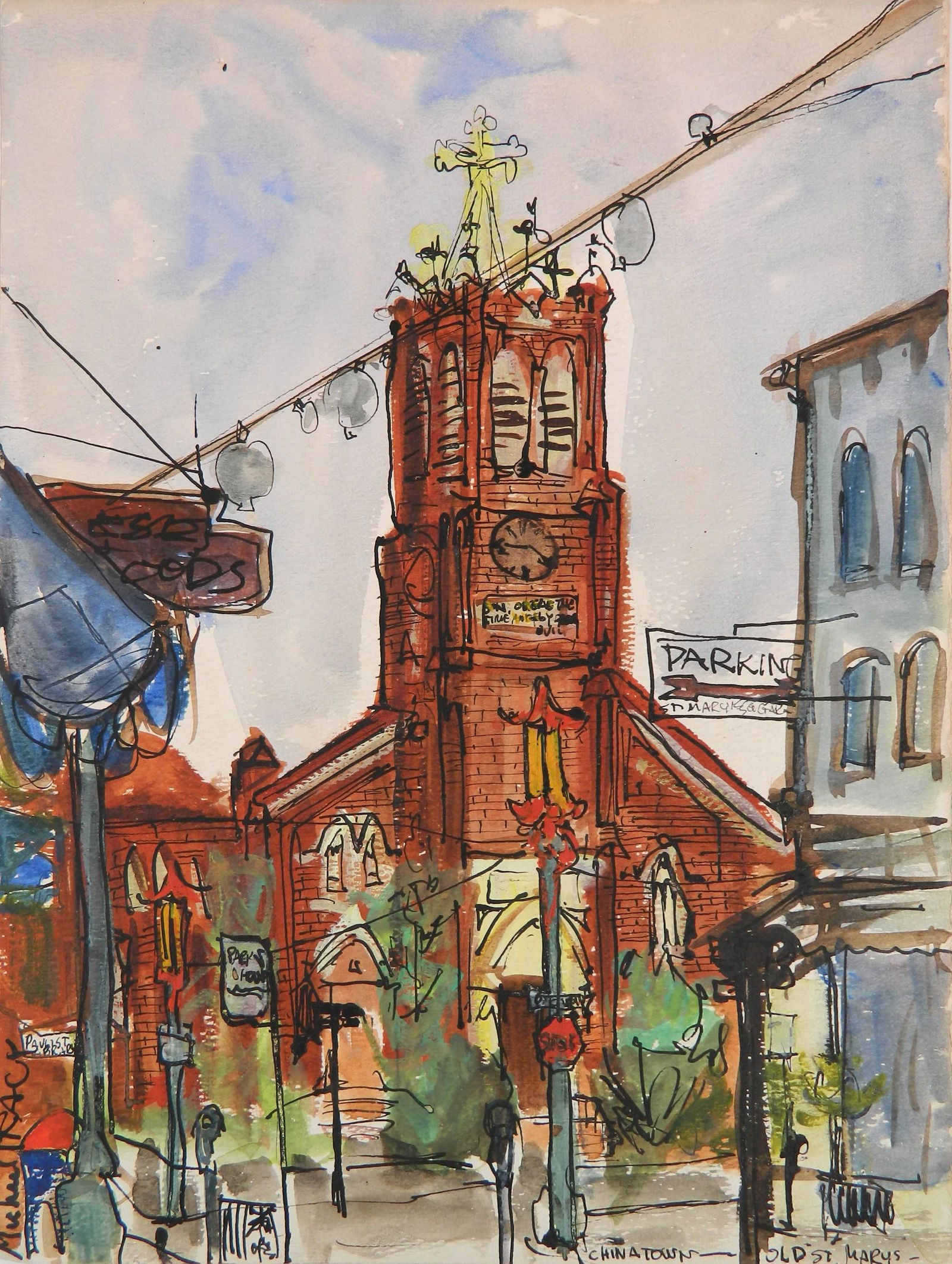 Michael Tracy watercolor (1 of 4)