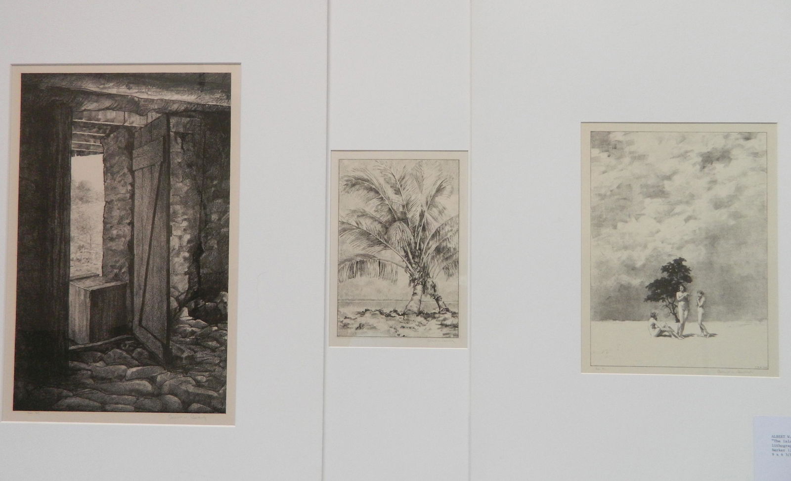 3 Arthur W. Barker lithographs (1 of 6)