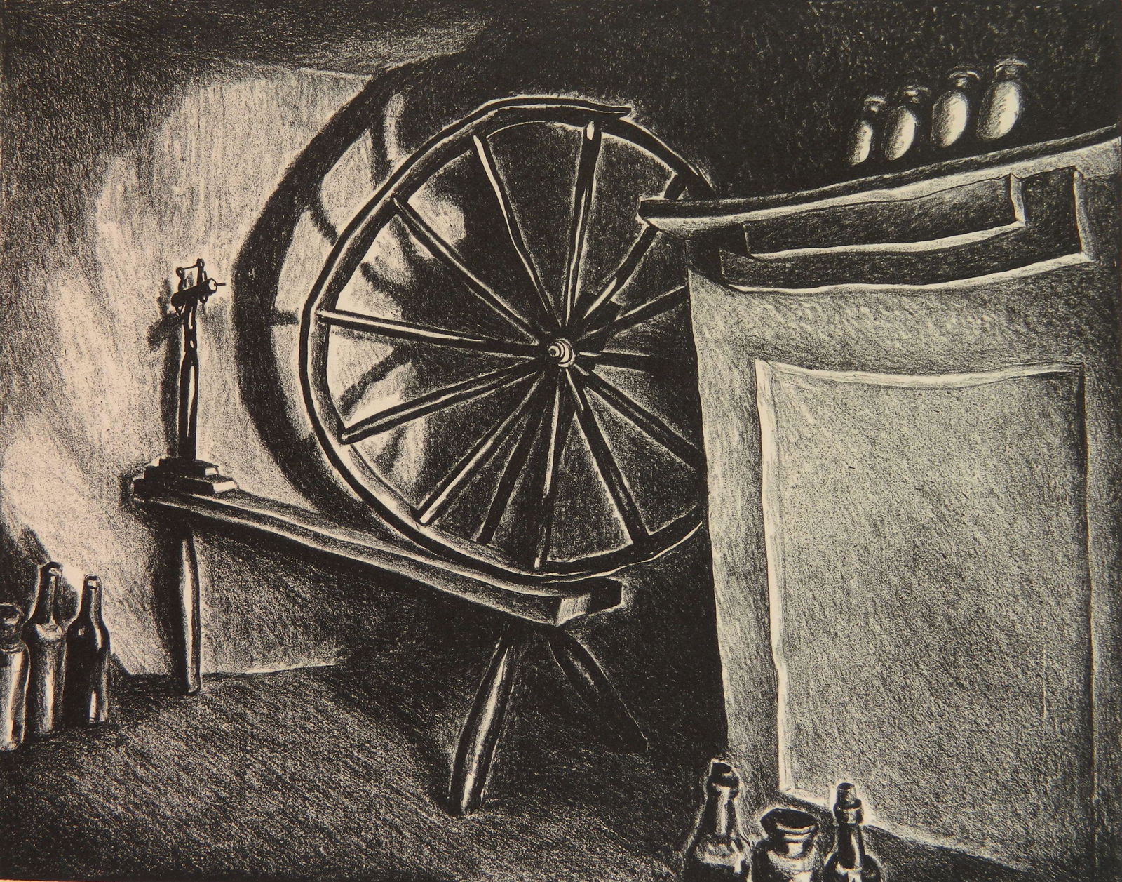 Wanda Gag lithograph (1 of 4)