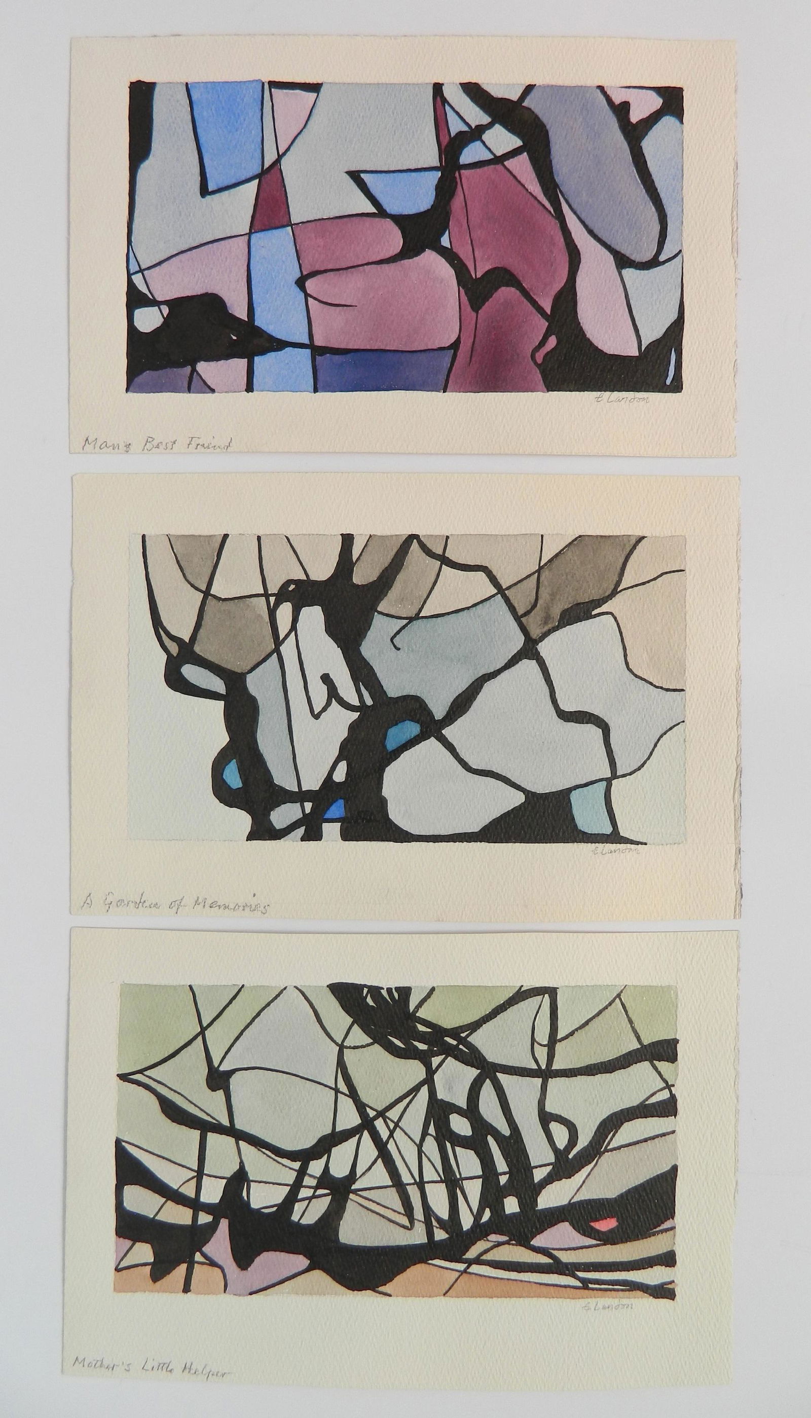 3 Edward Landon serigraphs in color (1 of 6)