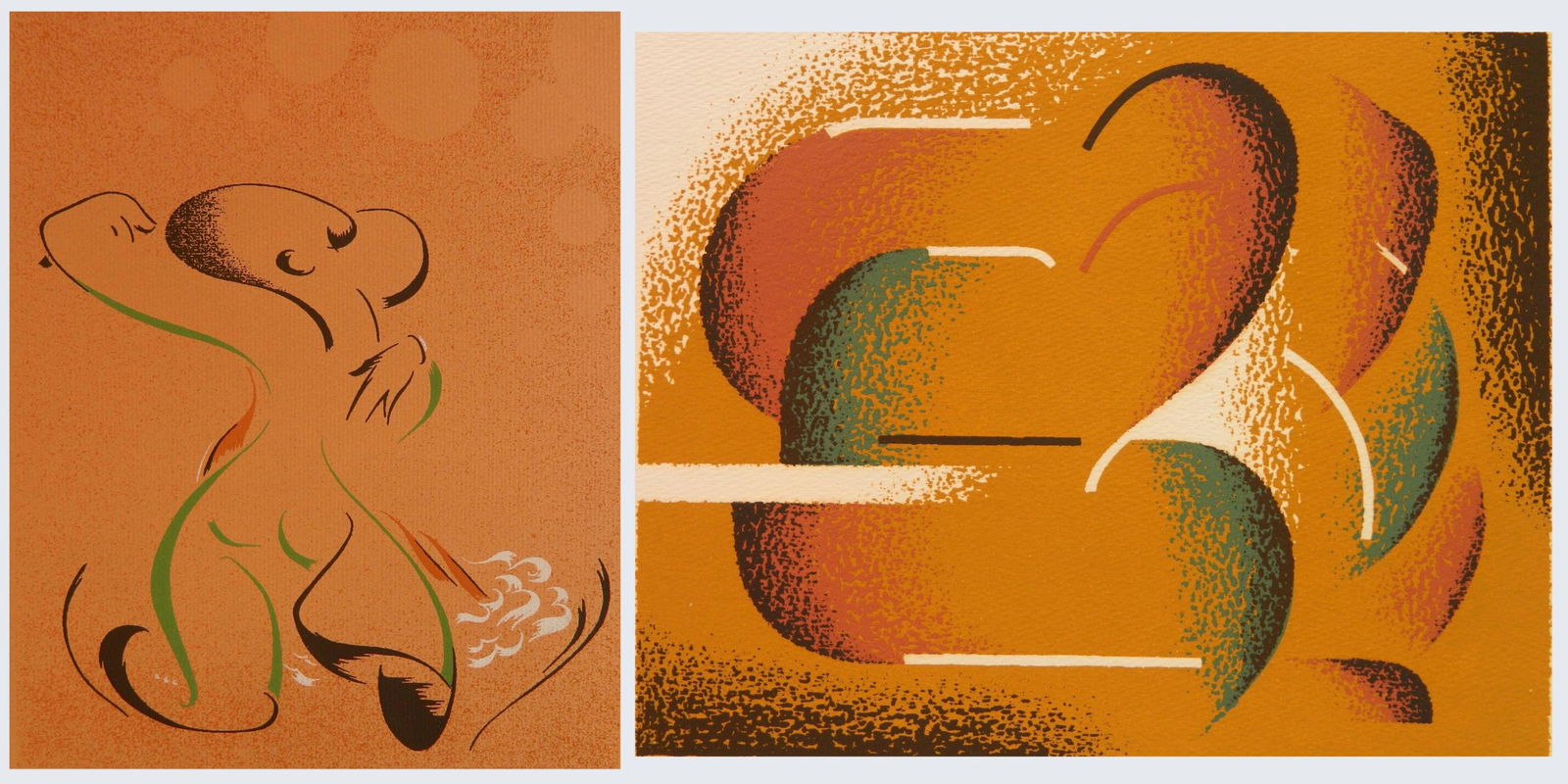 2 Tom Robertson serigraphs (1 of 7)