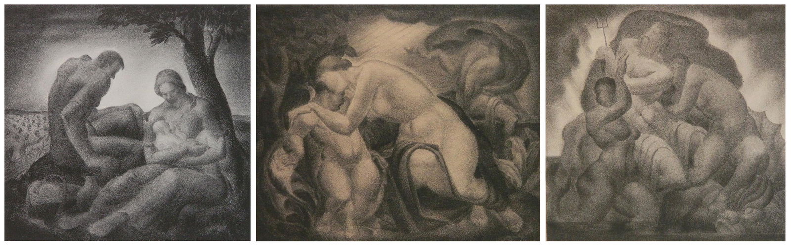 3 Manuel Silberger lithographs (1 of 6)