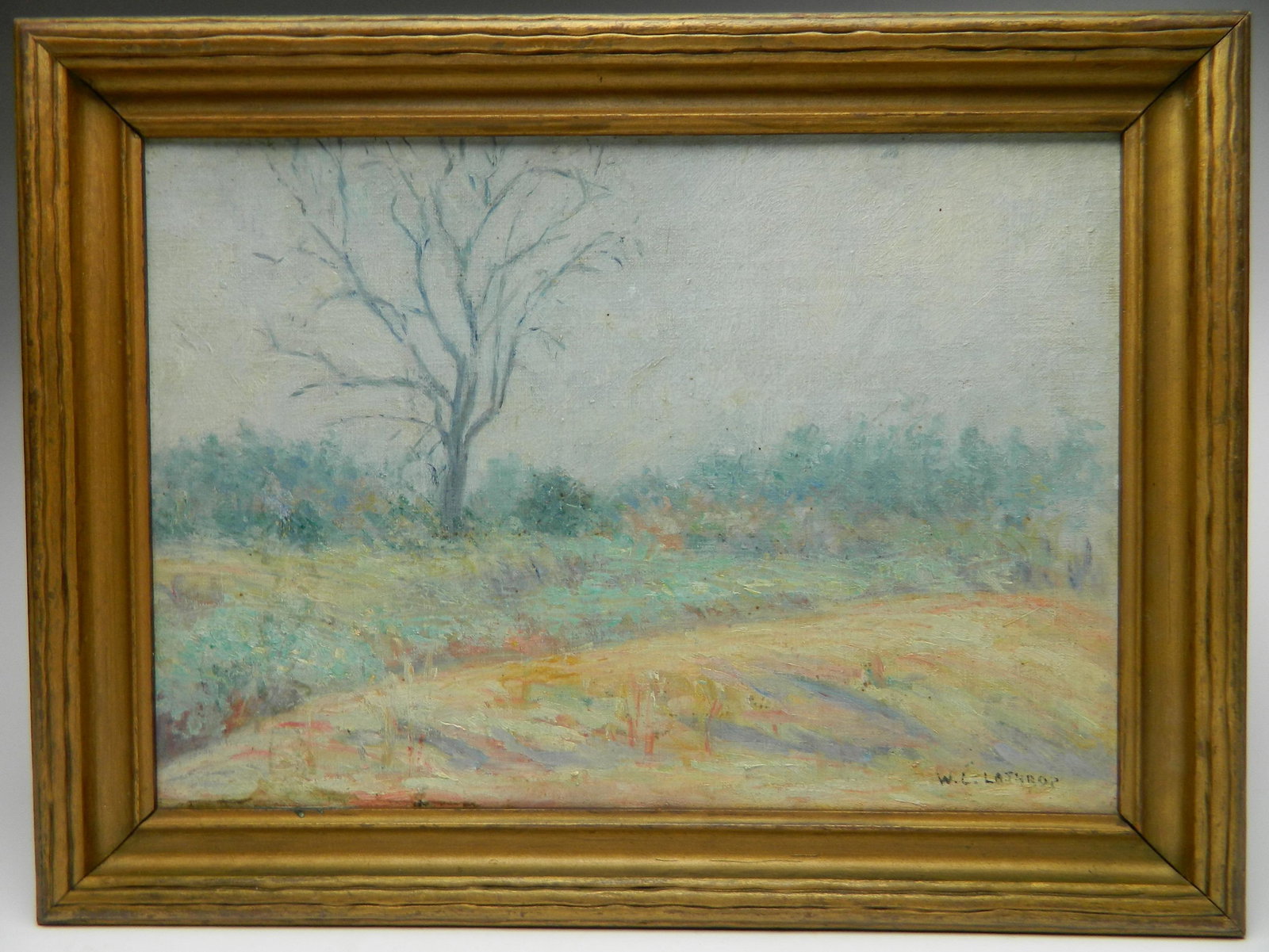 Attrib. to William Lathrop oil (1 of 4)