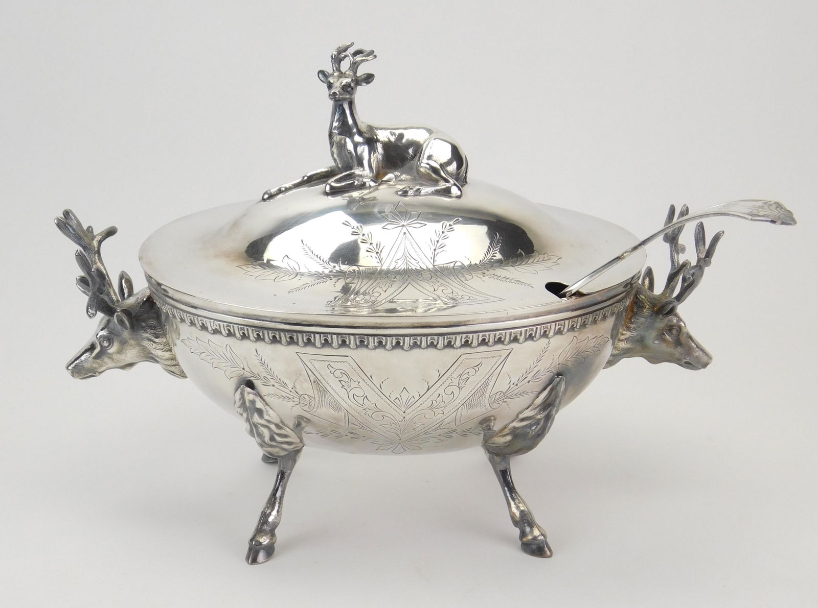 Victorian silverplate tureen (1 of 7)