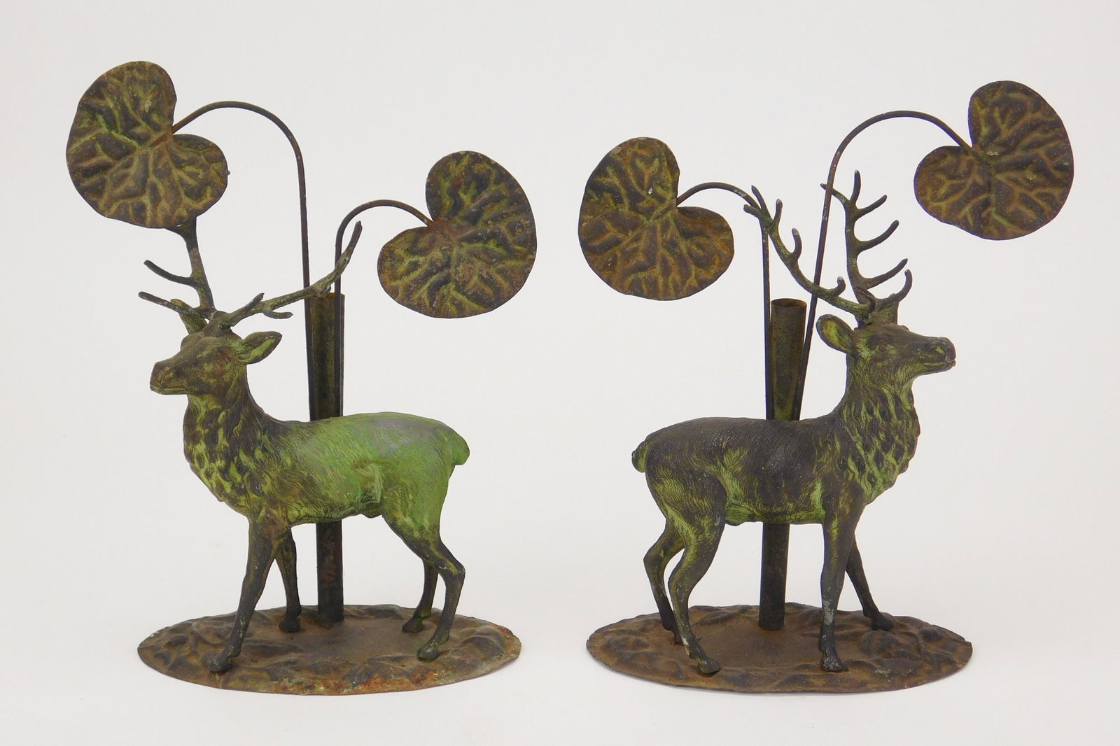 Pair of vintage tin reindeer (1 of 3)