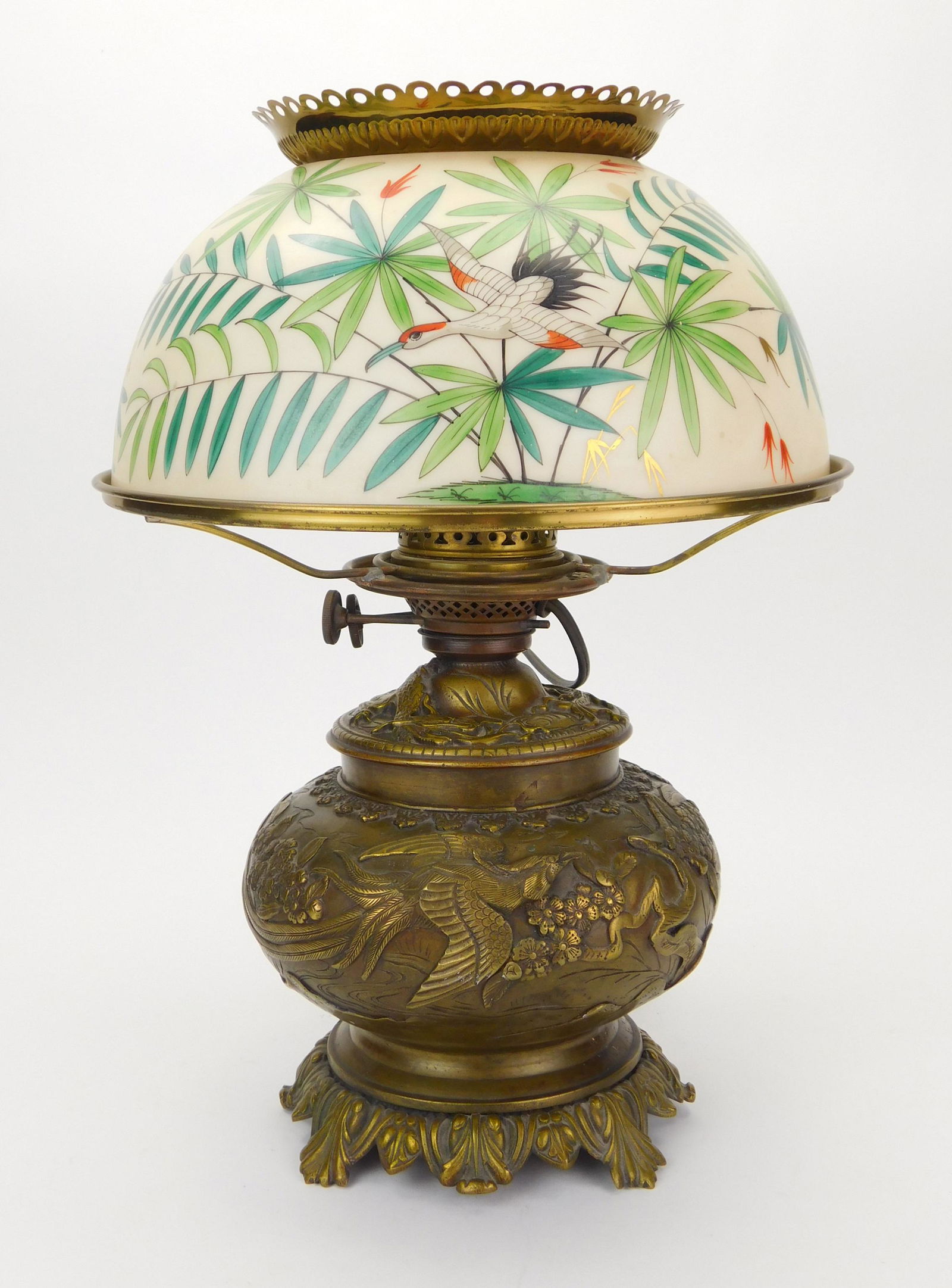 Bradley and Hubbard table oil lamp (1 of 7)